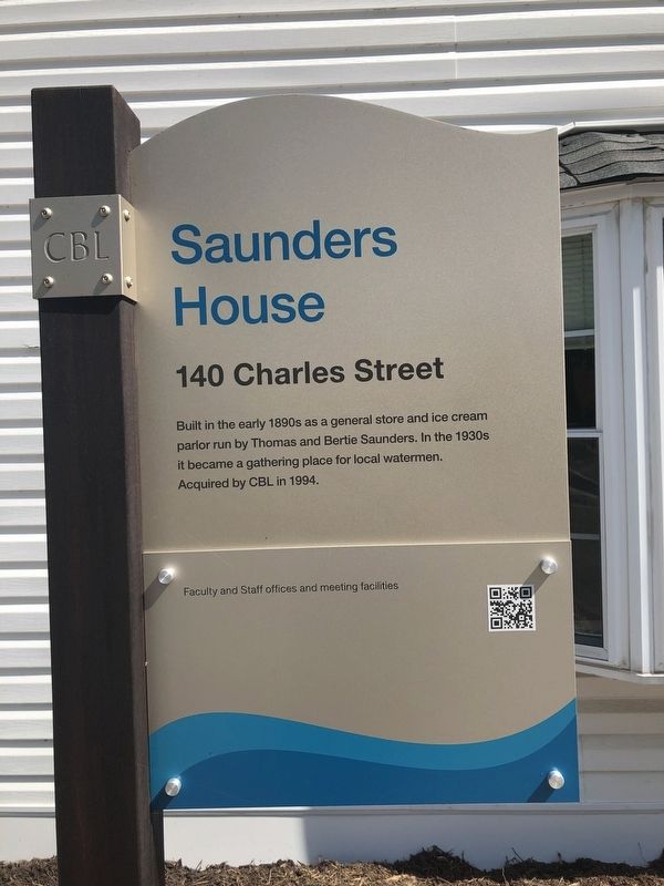 Saunders House Marker image. Click for full size.