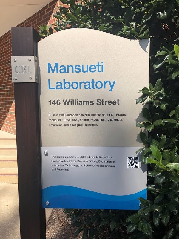 Mansueti Laboratory Marker image. Click for full size.