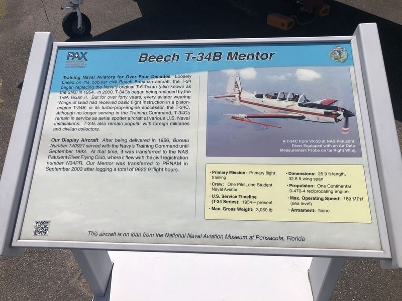 Beech T-34B Mentor Marker image. Click for full size.