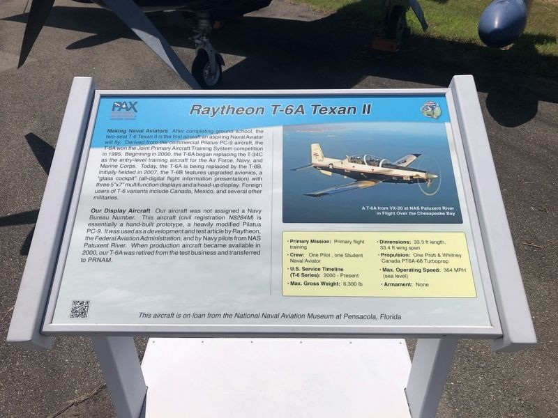 Raytheon T-6A Texan II Marker image. Click for full size.