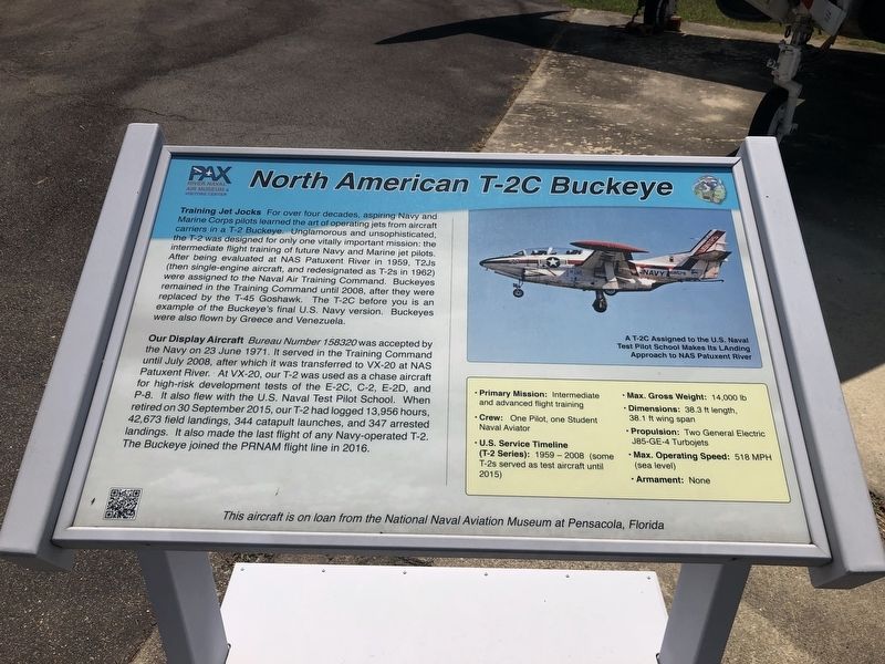 North American T-2C Buckeye Marker image. Click for full size.