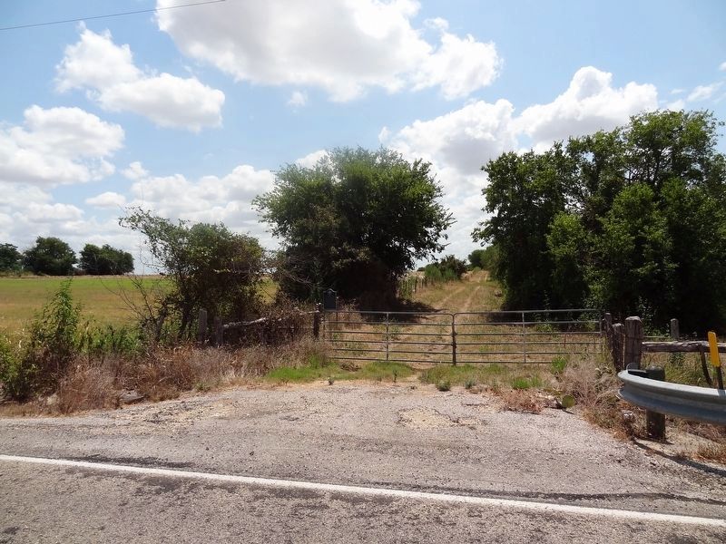 Wilson Springs Cemetery Marker (Wide View) image. Click for full size.