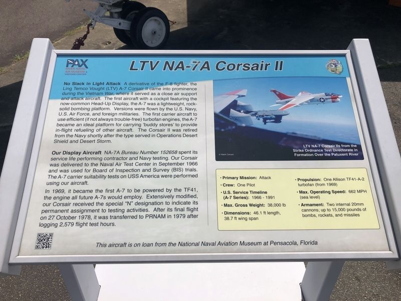 LTV NA-7A Corsair II Marker image. Click for full size.