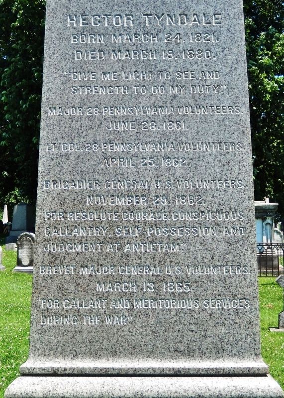 Hector Tyndale Marker. Click for full size. Hector Tyndale Marker image. Click for full size.