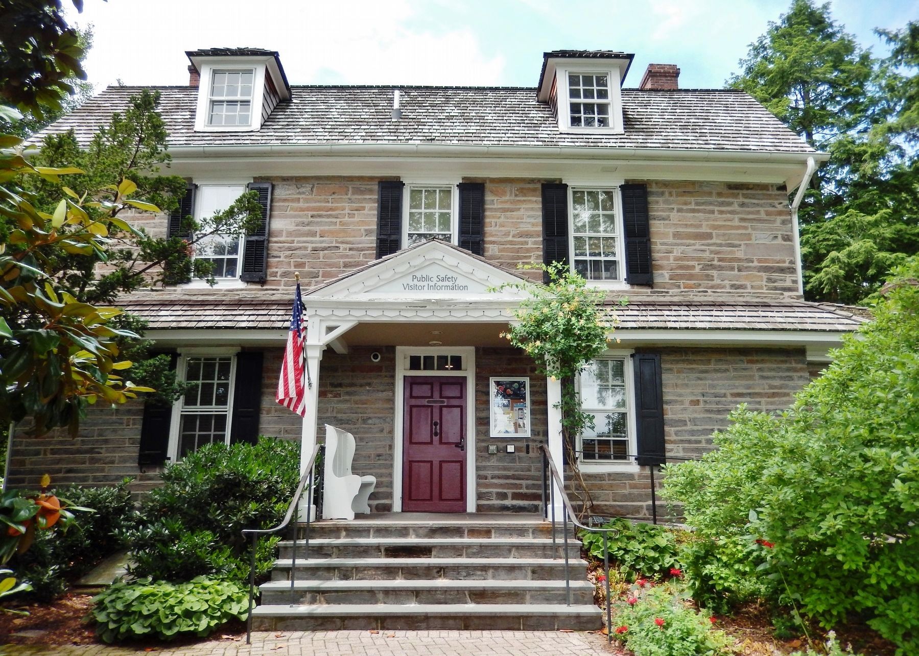 Benjamin West Birthplace (<i>view from marker</i>). Click for full size. Benjamin West Birthplace (<i>view from marker</i>) image. Click for full size.