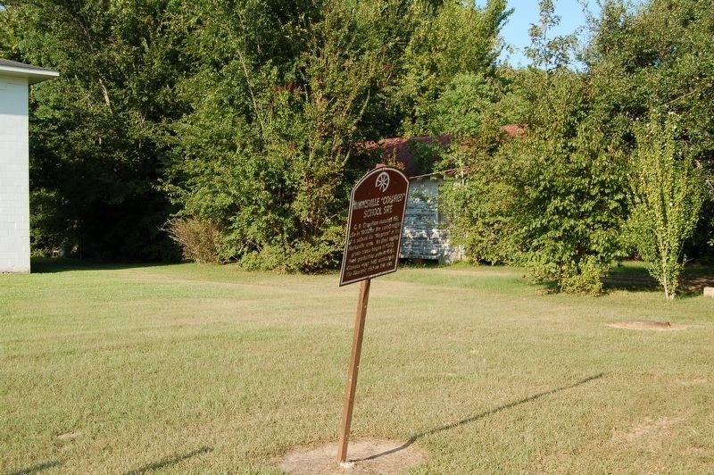 Marksville "Colored" School Site Marker image. Click for full size.
