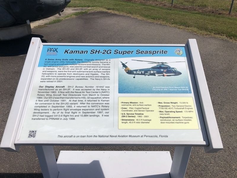 Kaman SH-2G Super Seasprite Marker image. Click for full size.