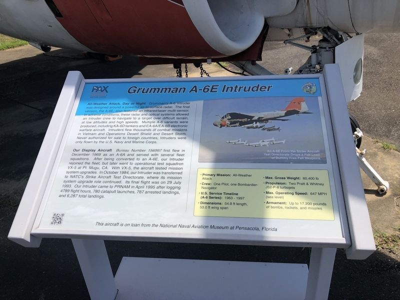 Grumman A-6E Intruder Marker image. Click for full size.