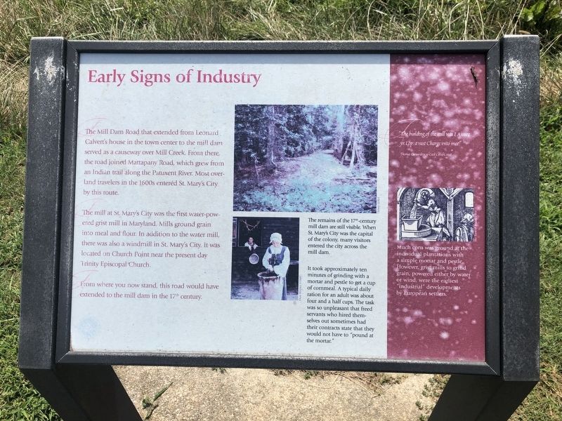 Early Signs of Industry Marker image. Click for full size.