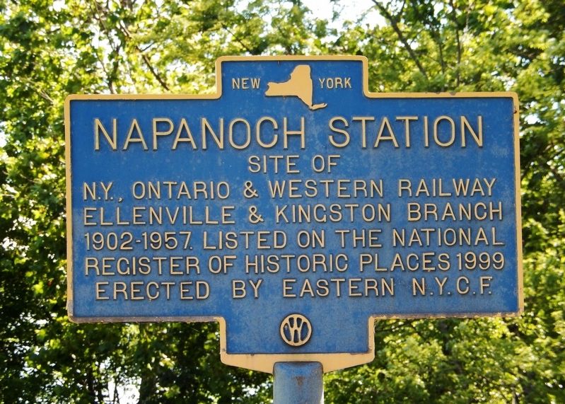 Napanoch Station Marker image. Click for full size.
