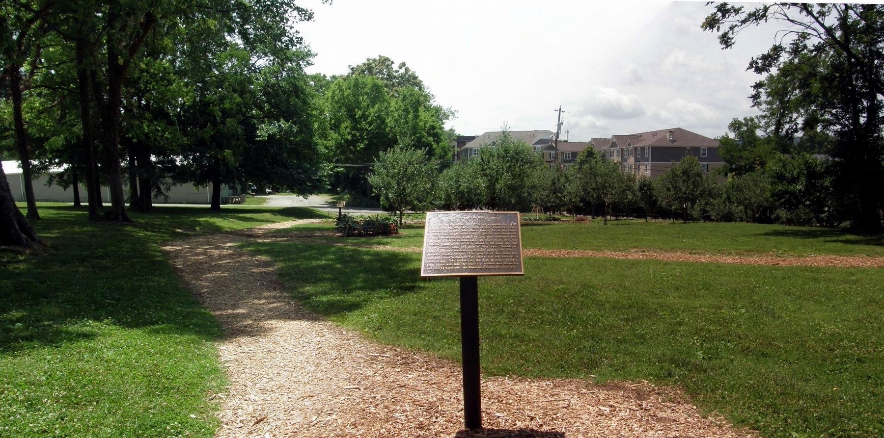 Epic Struggle in the Carter Garden marker site image. Click for full size.