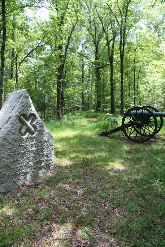 Peeple's Georgia Battery Marker. Click for full size. Peeple's Georgia Battery Marker image. Click for full size.