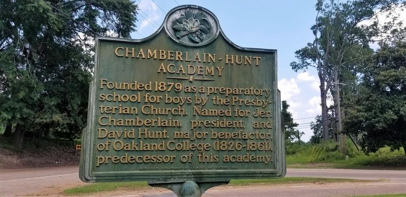 Chamberlain-Hunt Academy Marker. Click for full size. Chamberlain-Hunt Academy Marker image. Click for full size.