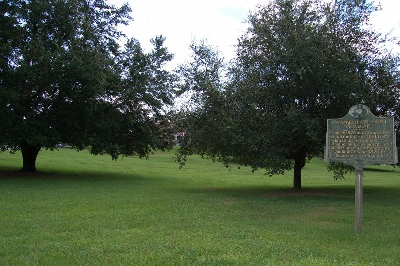 Chamberlain-Hunt Academy Marker. Click for full size. Chamberlain-Hunt Academy Marker image. Click for full size.
