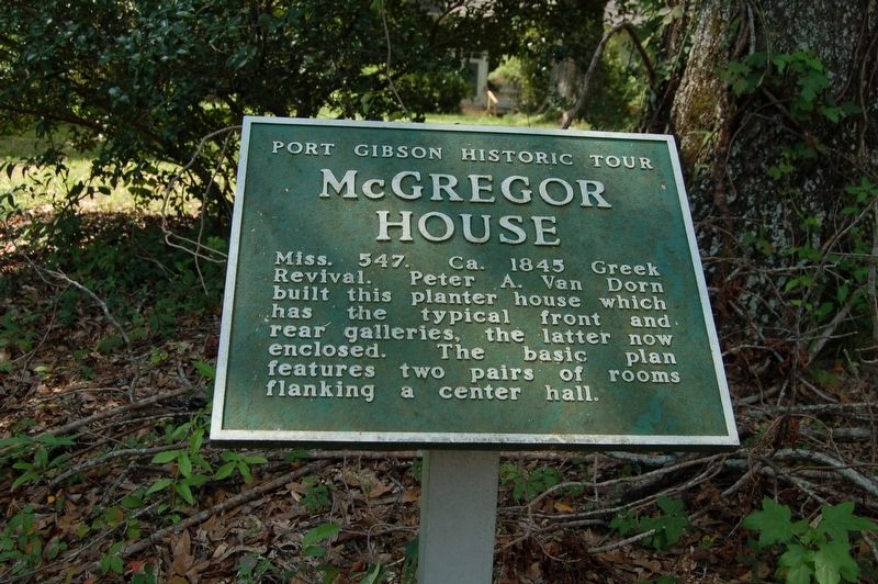 McGregor House Marker image. Click for full size.