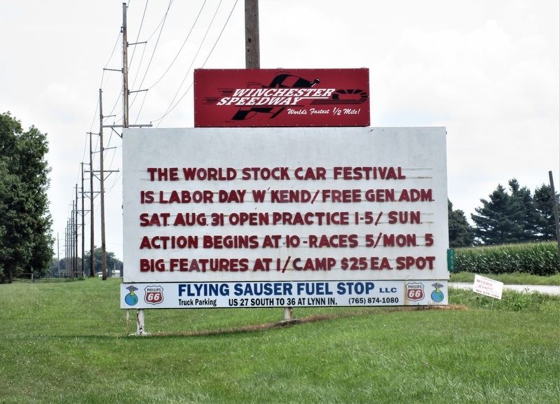 Winchester Speedway Marker image. Click for full size.