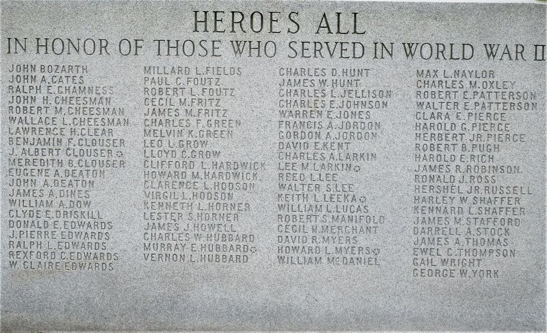 Modoc Veterans Memorial image. Click for full size.