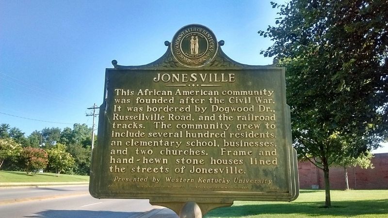 Jonesville Marker (Side 1) image. Click for full size.