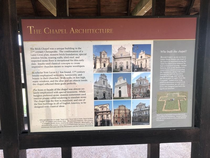 The Chapel Architecture Marker image. Click for full size.