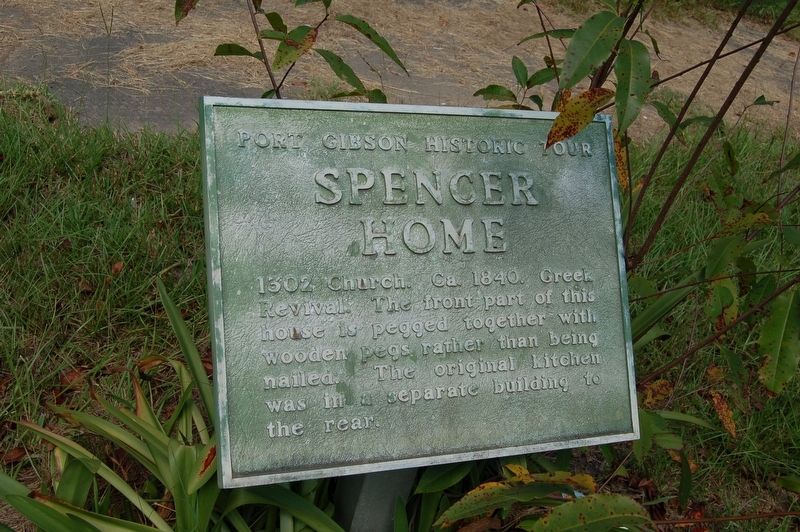 Spencer Home Marker image. Click for full size.
