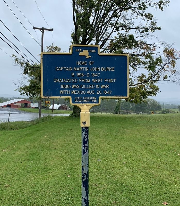 Captain Martin John Burke Marker. Click for full size. Captain Martin John Burke Marker image. Click for full size.