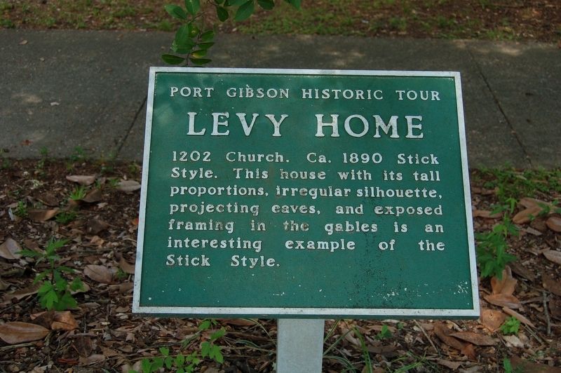Levy Home Marker image. Click for full size.
