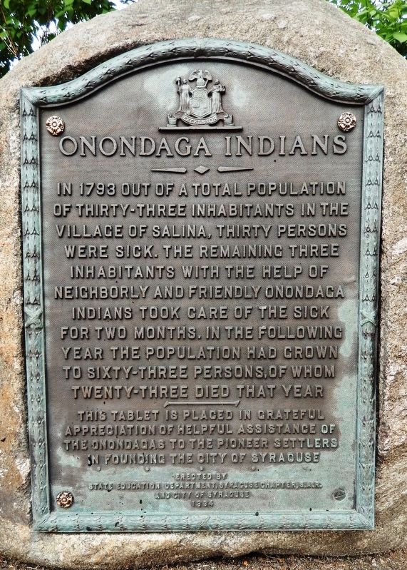 Onondaga Indians Marker image. Click for full size.