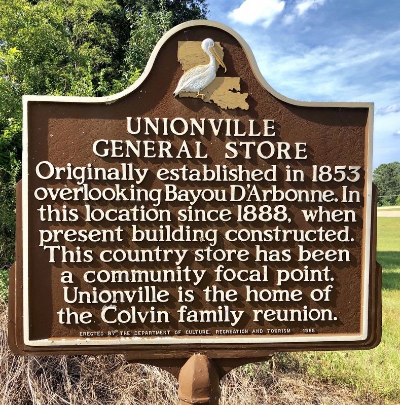 Unionville General Store Marker image. Click for full size.