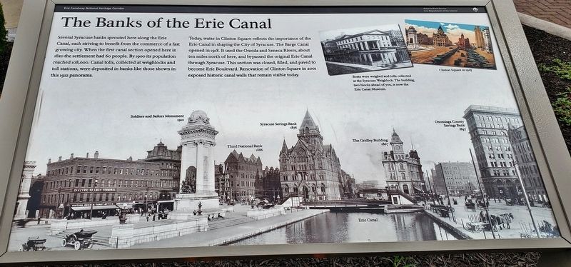 The Banks of the Erie Canal Marker image. Click for full size.