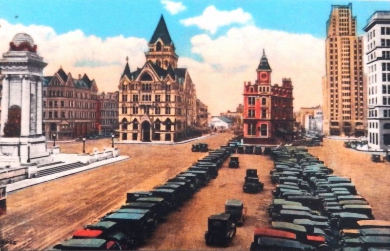 Marker detail: Clinton Square in 1925. Click for full size. Marker detail: Clinton Square in 1925 image. Click for full size.