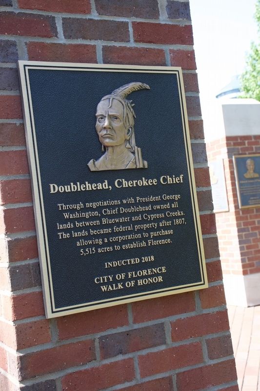 Doublehead, Cherokee Chief Marker image. Click for full size.
