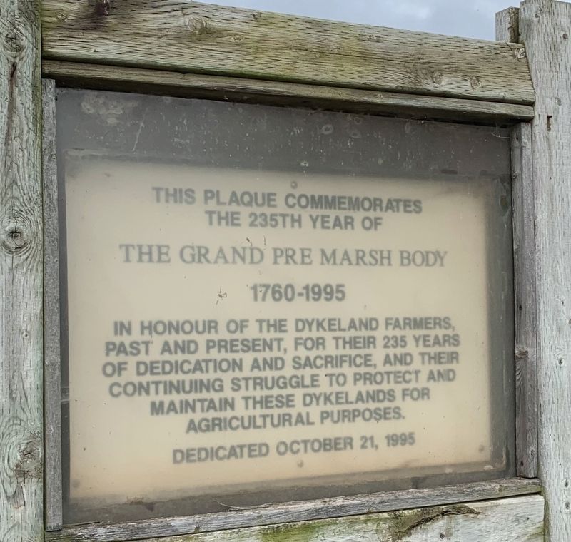 Grand Pre Marsh Body Marker image. Click for full size.
