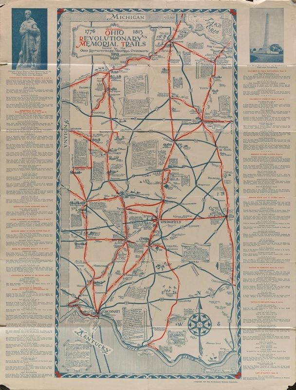 Ohio Revolutionary Memorial Trail Map. Click for full size. Ohio Revolutionary Memorial Trail Map image. Click for full size.