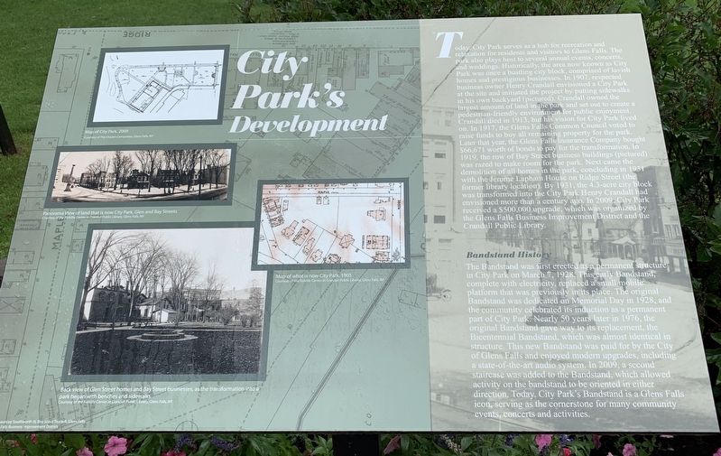 City Park’s Development Marker image. Click for full size.