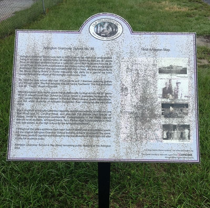 Arlington Grammar School 46 Marker image. Click for full size.