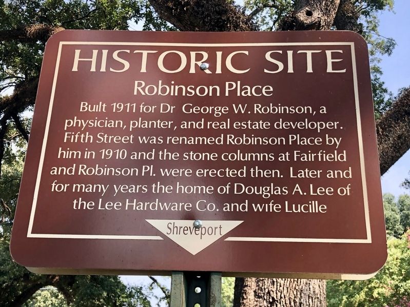 Robinson Place Marker image. Click for full size.