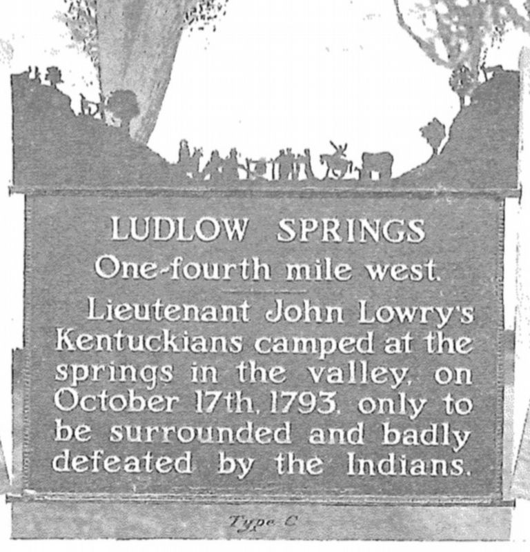 Ludlow Springs Marker image. Click for full size.