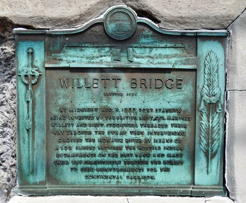 Willett Bridge Marker image. Click for full size.