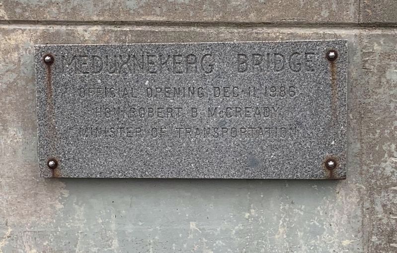 Bridge over the River Meduxnekeag image. Click for full size.