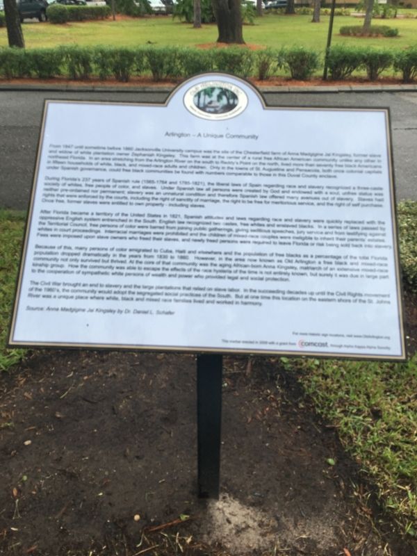 Arlington A Unique Community Marker. Click for full size. Arlington A Unique Community Marker image. Click for full size.
