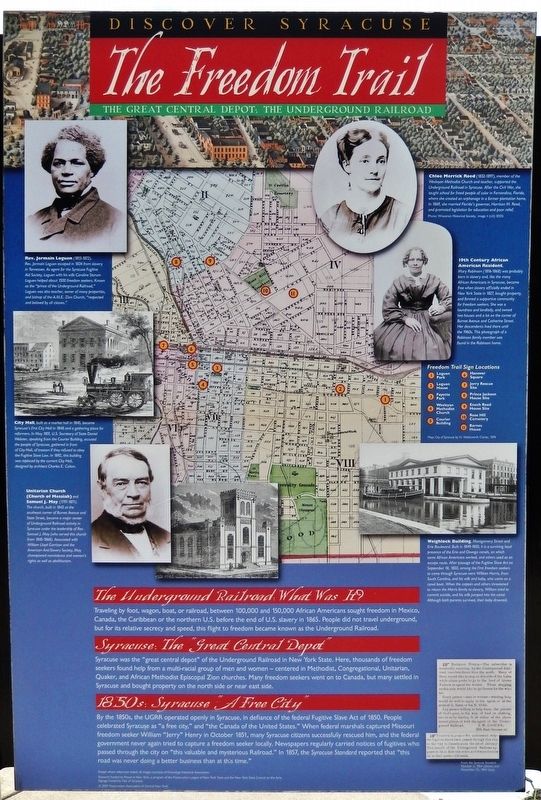 The Great Central Depot Marker image. Click for full size.
