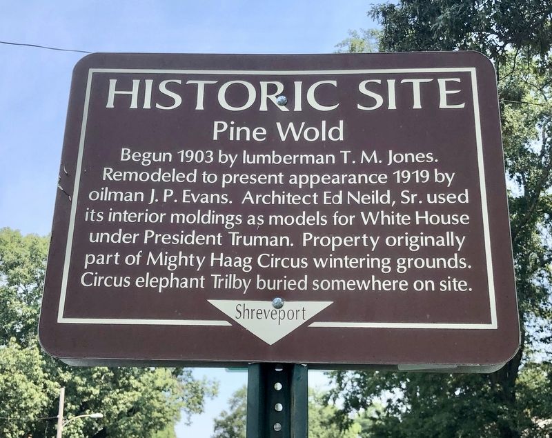Pine Wold Marker image. Click for full size.