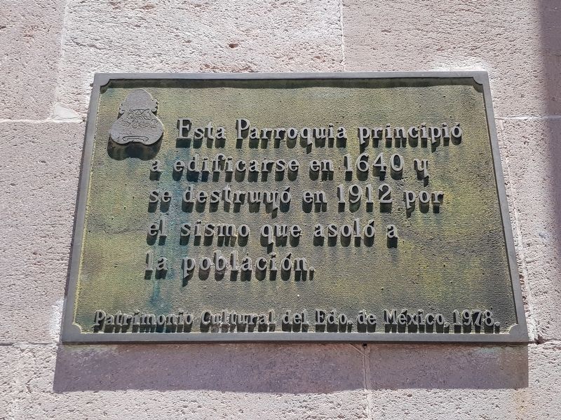 Parish Church of San Miguel Arcángel Marker. Click for full size. Parish Church of San Miguel Arcángel Marker image. Click for full size.
