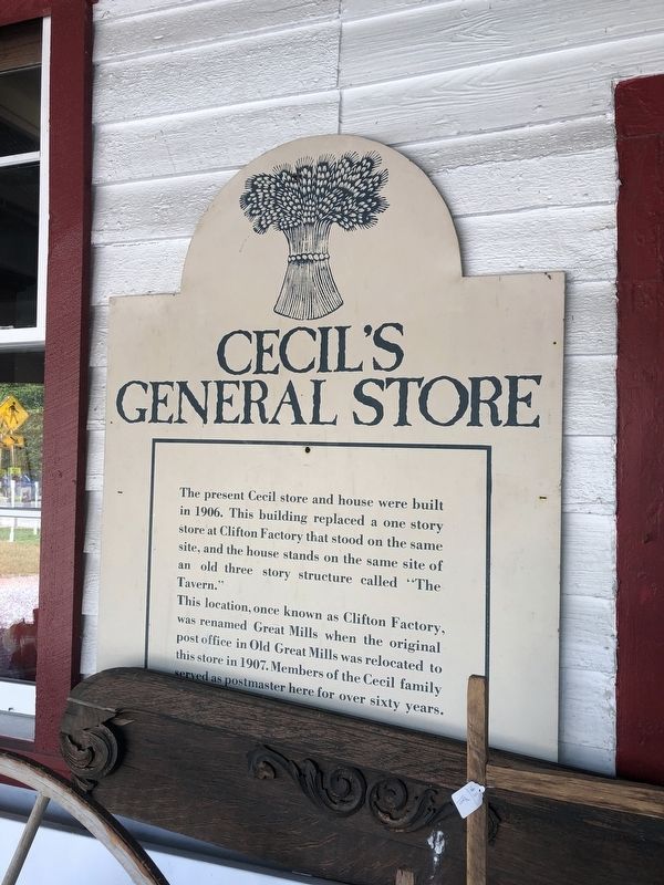 Cecil's General Store Marker image. Click for full size.
