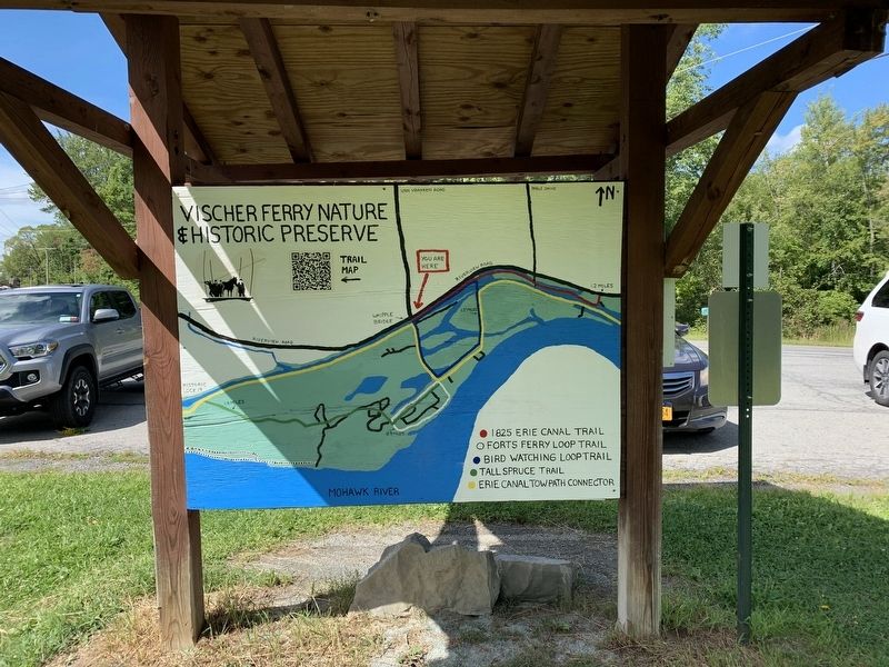 Vischer Ferry Nature and Historic Preserve Marker image. Click for full size.
