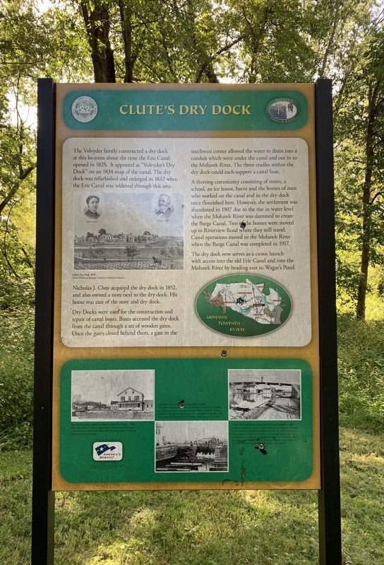 Clutes Dry Dock Marker image. Click for full size.