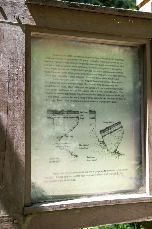 Bent Bridge Sign. Click for full size. Bent Bridge Sign image. Click for full size.