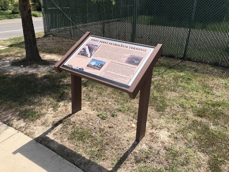 Piney Point Petroleum Terminal Marker image. Click for full size.