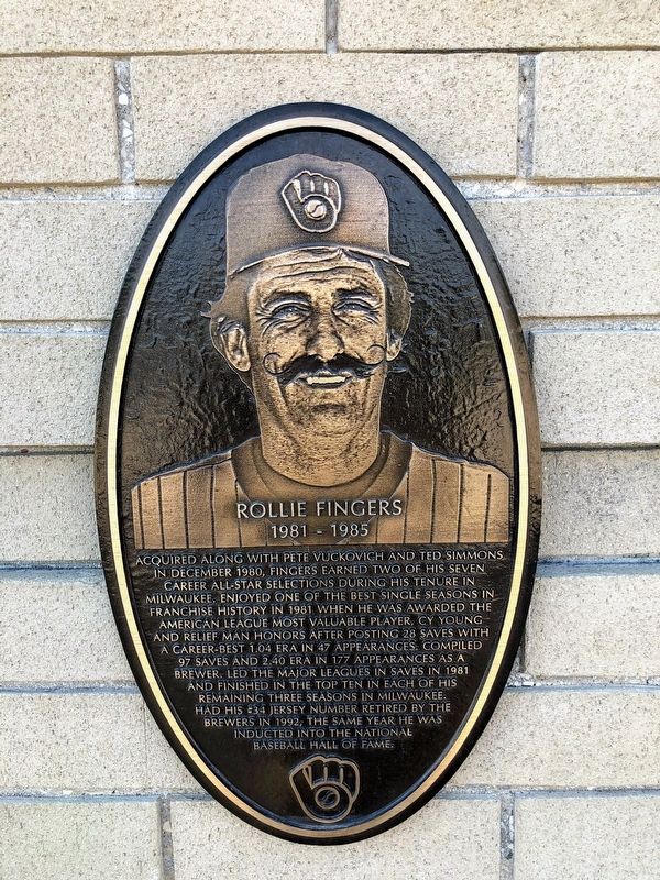 Rollie Fingers Marker image. Click for full size.