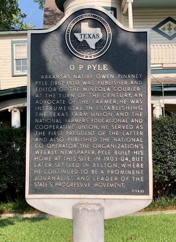 O. P. Pyle Marker image. Click for full size.